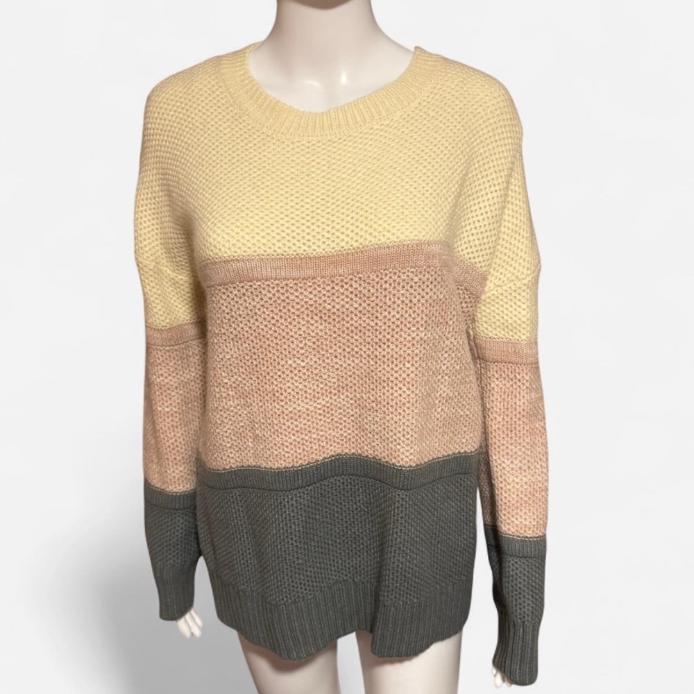 Colorblock Knit Sweater